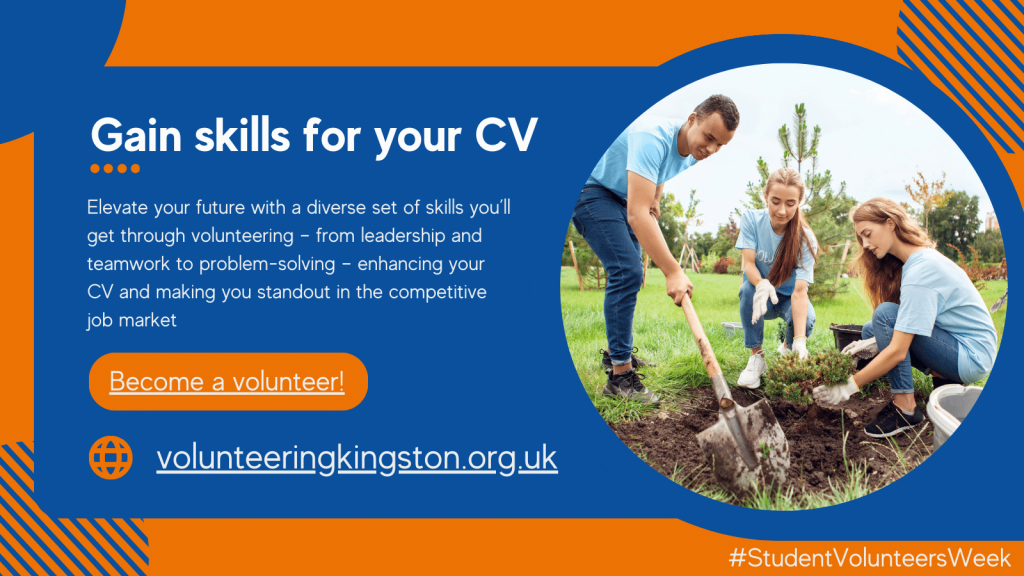 Student volunteers week: get skills for your CV